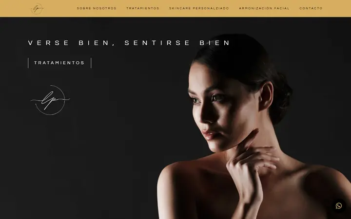 Portada de esteticapastor.com, estética