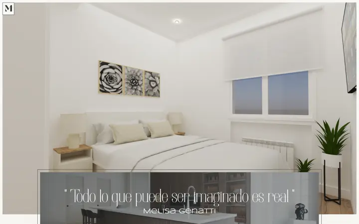 Portada de melisagenatti.com, interiorismo
