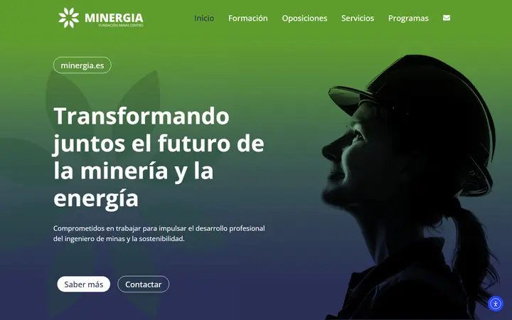 Portada de minergia.es, minería y energía